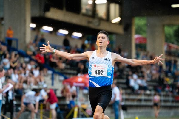 Raphael Pallitsch (SVS Leichtathletik) am 03.06.2022 waehrend der Sparkassen Gala in Regensburg